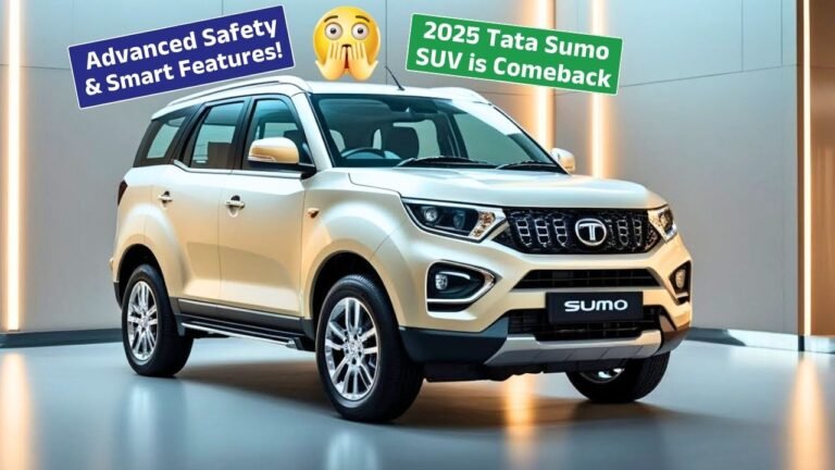New Tata Sumo 2025 दिग्गज SUV की वापसी, अब और भी पावरफुल और स्टाइलिश!